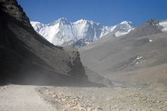 13 Ridge From Cho Oyu Towards Gyachung Kang From The Road To Rongbuk And Mount Everest North Face Base Camp In Tibet